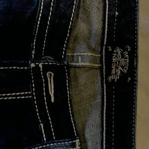 Dark Blue Boot Cut Rerock Jeans Size 12